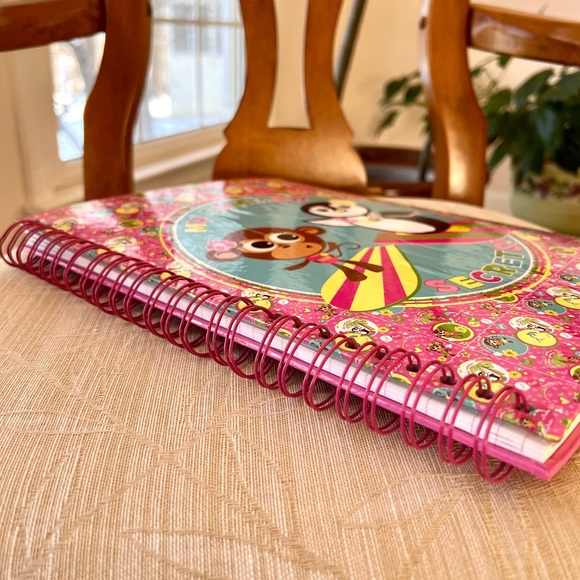 Limited Too Y2K Pink Monkey Penguin Photo Album Notebook Journal Diary Vintage - Picture 2 of 9